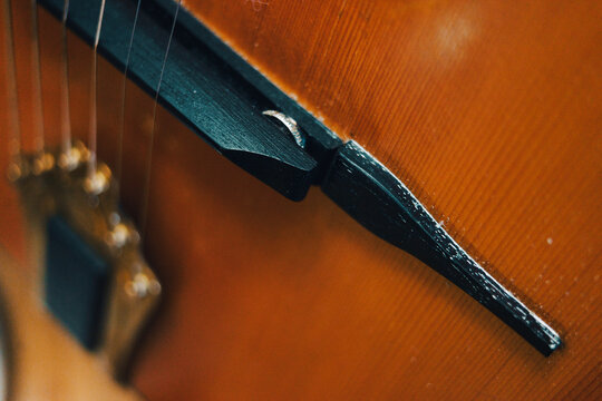 Details of the acoustic gypsy guitar