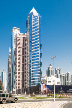 Dubai, UAE &ndash; october 05, 2025: Al Batha Tower, Escape Tower