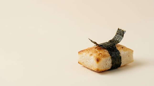 海苔を巻いた焼き餅