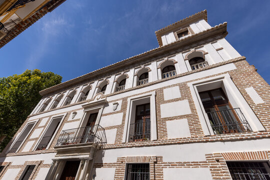 Historic, monumental and picturesque buildings in Baza, Granada, Andalusia, Spain