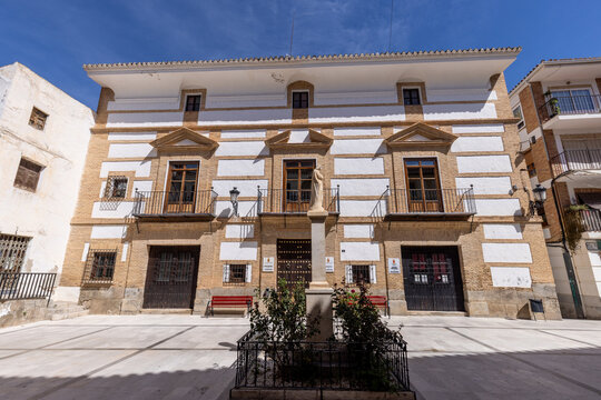 Historic, monumental and picturesque buildings in Baza, Granada, Andalusia, Spain
