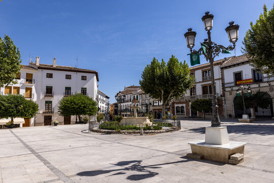 Historic, monumental and picturesque buildings in Baza, Granada, Andalusia, Spain