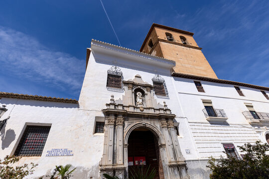 Historic, monumental and picturesque buildings in Baza, Granada, Andalusia, Spain