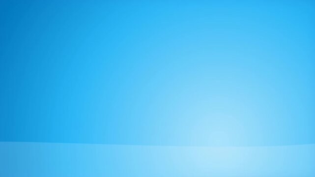 Clean light blue photo studio background with empty floor and soft lighting for product display   