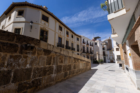 Historic, monumental and picturesque buildings in Baza, Granada, Andalusia, Spain
