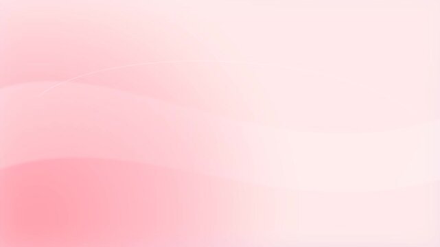 Soft abstract pastel pink gradient background with gentle curved wave lines   