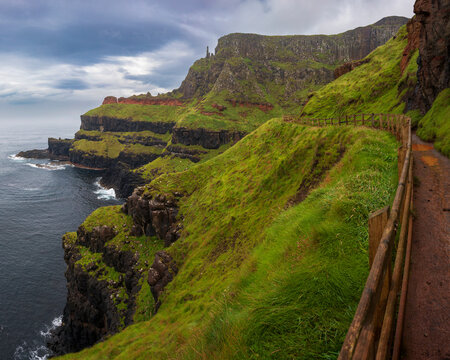 Exploring the Giant's Causeway in Northern Ireland