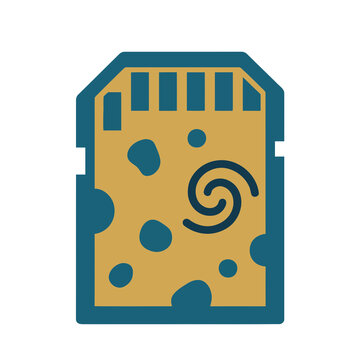 Stylized SIM card icon