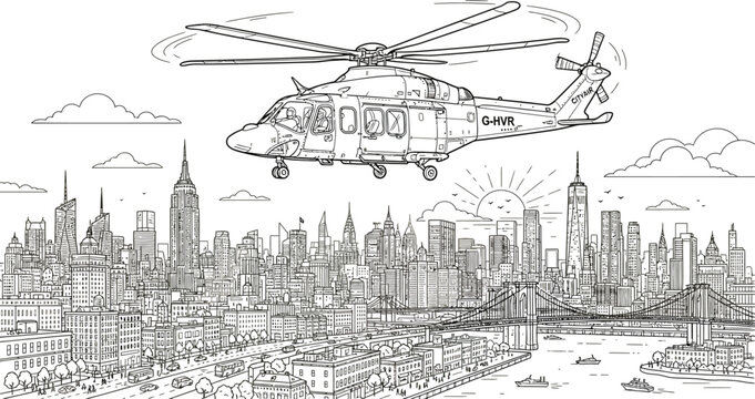sketch of the city of london