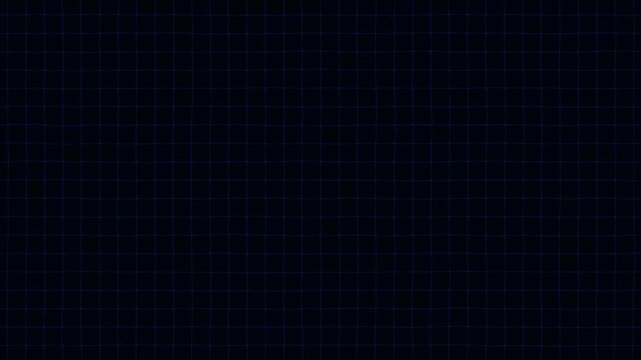 Dark navy blue grid background with faint glowing square lines, creating a clean modern technology backdrop with generous copy space.
