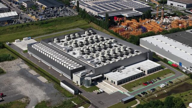 Hyperscale datacenter storing big data in a cloud computing facility