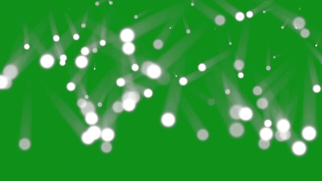 White Flash Lights on Green Screen Background, Bright Strobe Animation for Transitions, Highlights, Photography Effects, Creative Compositing, Motion Graphics and Video Production