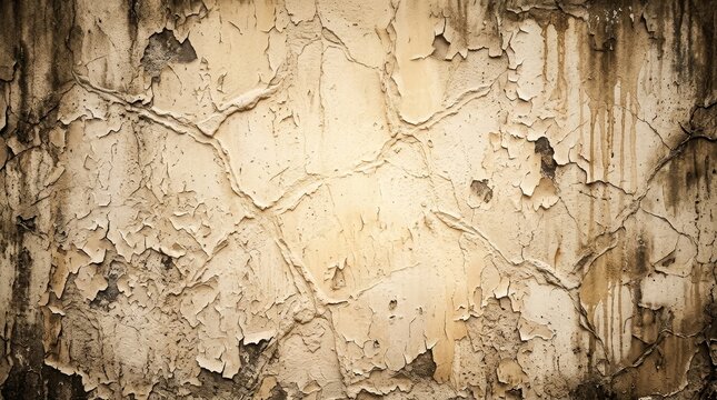 Textured old peeling paint background with distressed surface