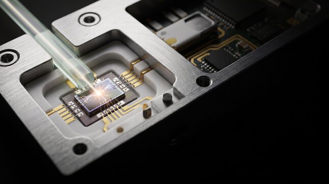 Silicon photonics optical transceiver with avalanche photodetector germanium photodetector and fiber coupling