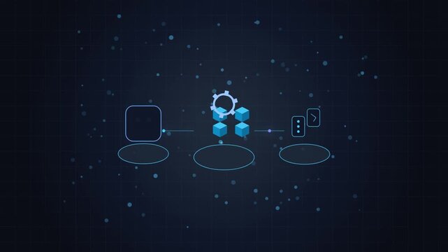 MCP Server AI agent workflow infographics - AI agent connects with external data through MCP server - light background - technology isometric diagram