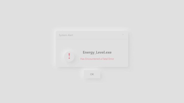 Neomorphic user interface system alerts and energy buttons