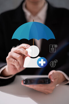 Healthcare disease plan protection cancer examination diagnosis health insurance concept