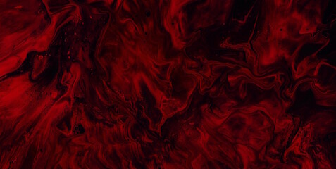 Dynamic Ink Art Backdrop with Beautiful Space Elements © Roman