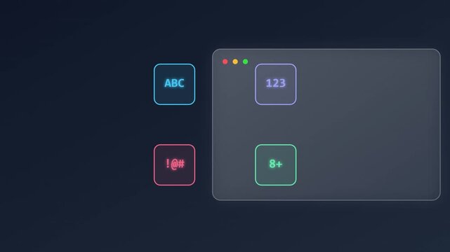 Password policy rule exception user interface animation