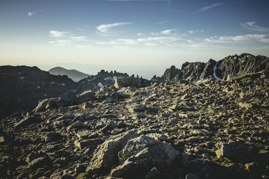 Scree and rocks, Sierra de Gredos, &Aacute;vila, Spain