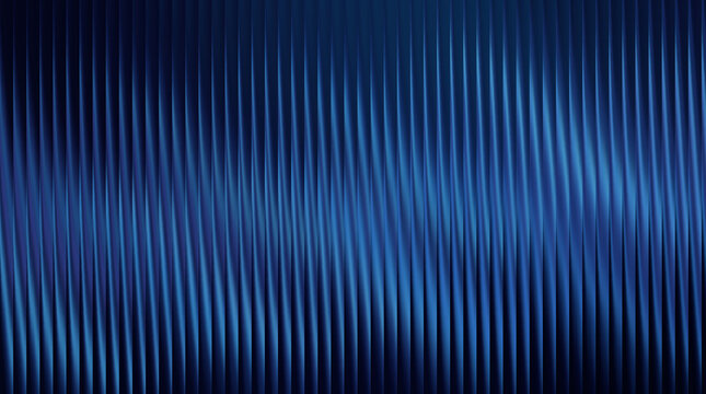 Dark blue vertical lines abstract digital illustration background featuring glowing metallic parallel bars texture