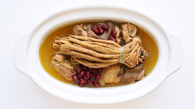 Heyuan Five-finger Peach Soup, Healthy Hakka Herbal Soup