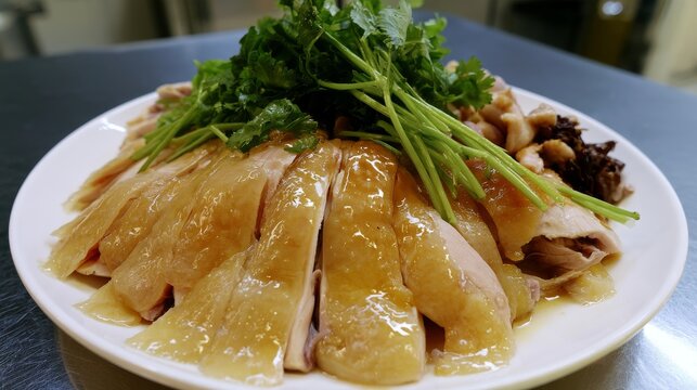 Zhanjiang White Cut Chicken, Tender Cantonese Poached Chicken Specialty