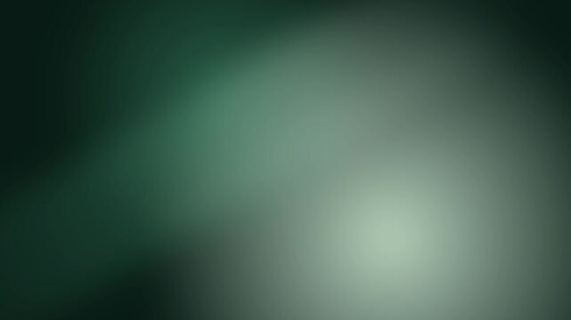 Abstract dark green light leak background animation, subtle moving cinematic lens flare overlay effect, mysterious atmospheric digital design element for video projects.