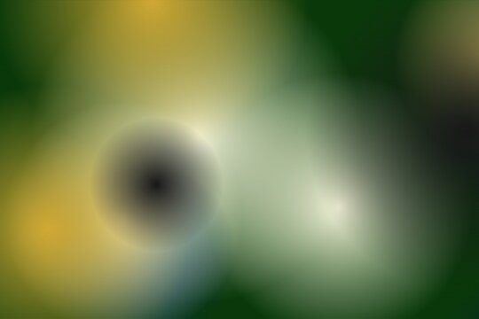 Dark green abstract bokeh background with soft cream and black glow