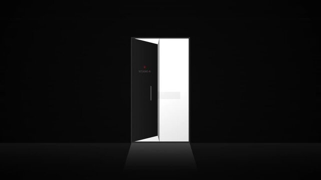 Door Opening to Bright Light, New Opportunity, Hope, Mystery