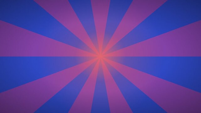 Radiant sunburst pattern expands across screen