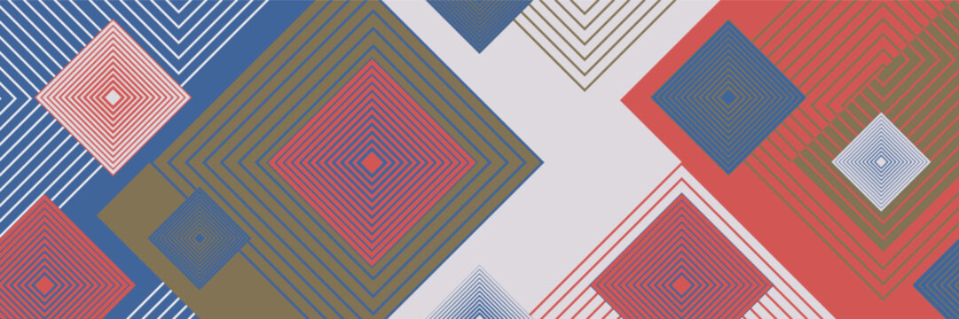 The vibrant abstract background with artistic geometric patterns.