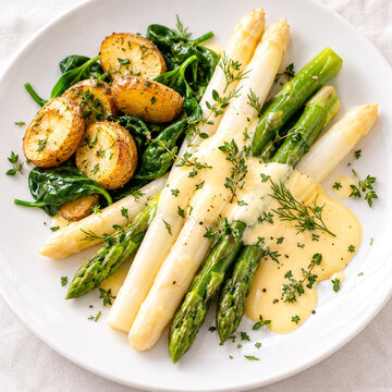 Asparagus with Potatoes
