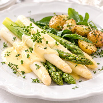 Asparagus with Potatoes