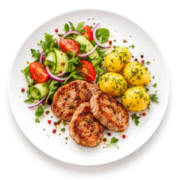Fried pork and vegetables