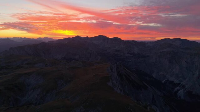 Sonnenuntergang Hochschwab Gebiet - Hochsteiermark - Steiermark