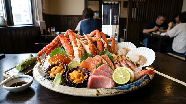 Hokkaido seafood platter