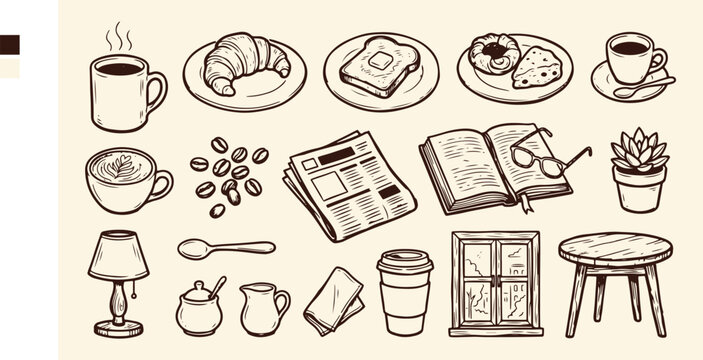 Morning Wellness Routine Doddle Design Set