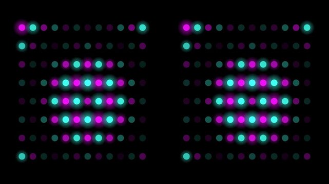 Stylish vibrant colorful glowing digital grid pattern background