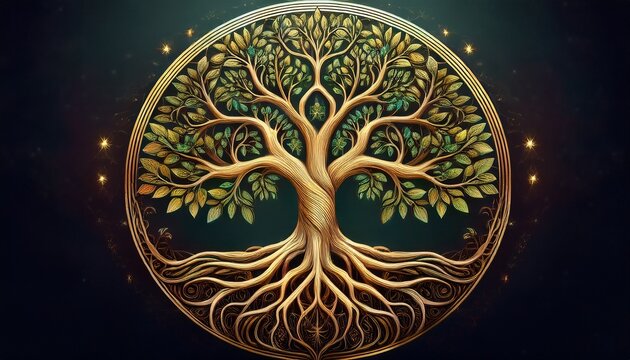 tree of life with the roots generative ai
