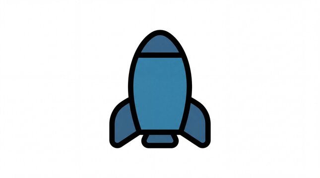 Retro toy rocket ship vector illustration