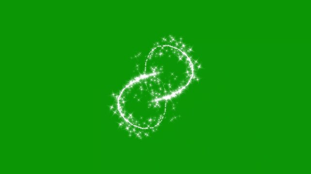 Glitter sparkles twinkle stars line and twinkle sparkle stars animation, magic sparkles glitter line stars, cartoon doodle sparkles, glitter star sparkle effects on green screen. 4k video