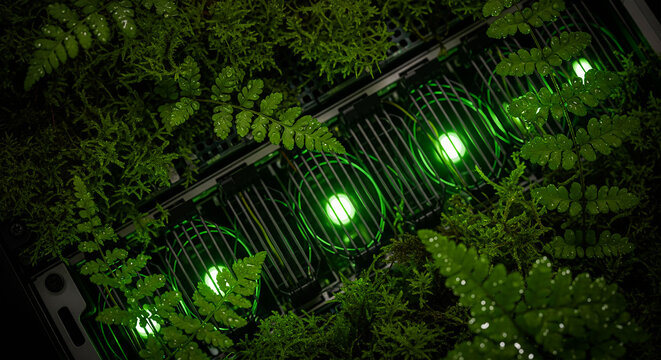 Green computing concept, Eco friendly data center