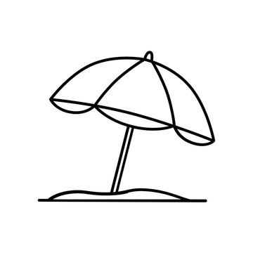 vector illustration of an umbrella