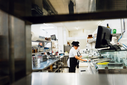 Cleaning kitchen workstation