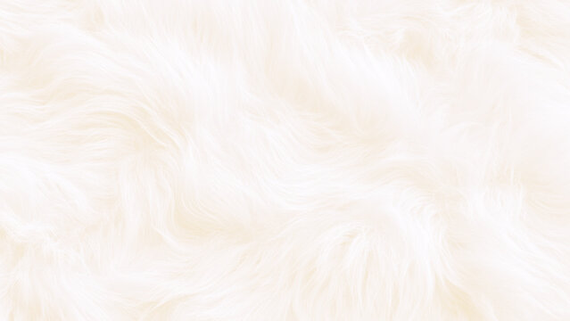 Abstract background of soft white fur texture