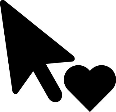Mouse Cursor and Heart Icon
