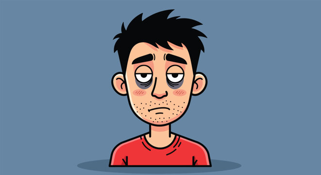 Tired Man With Dark Circles Under Eyes 4.