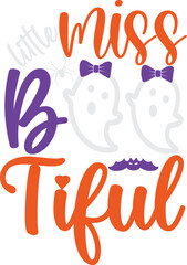 little mis boo tiful Funny Halloween Design © Harun