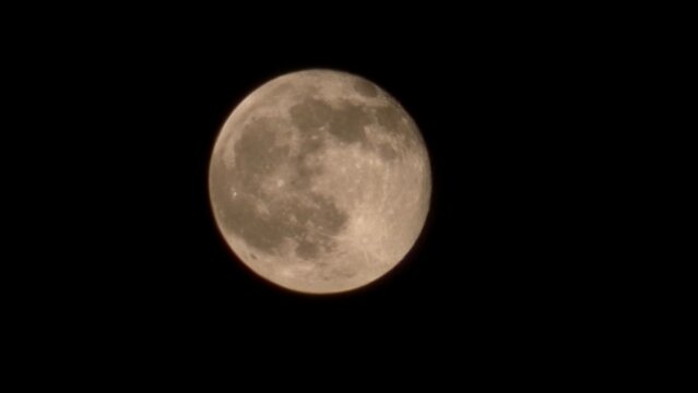 moon in the night sky